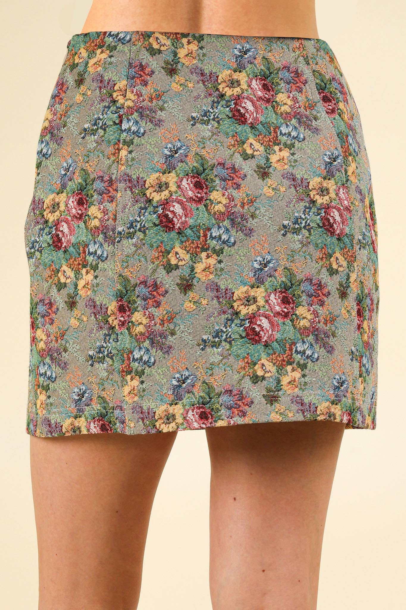Jacquard Mini Skirt