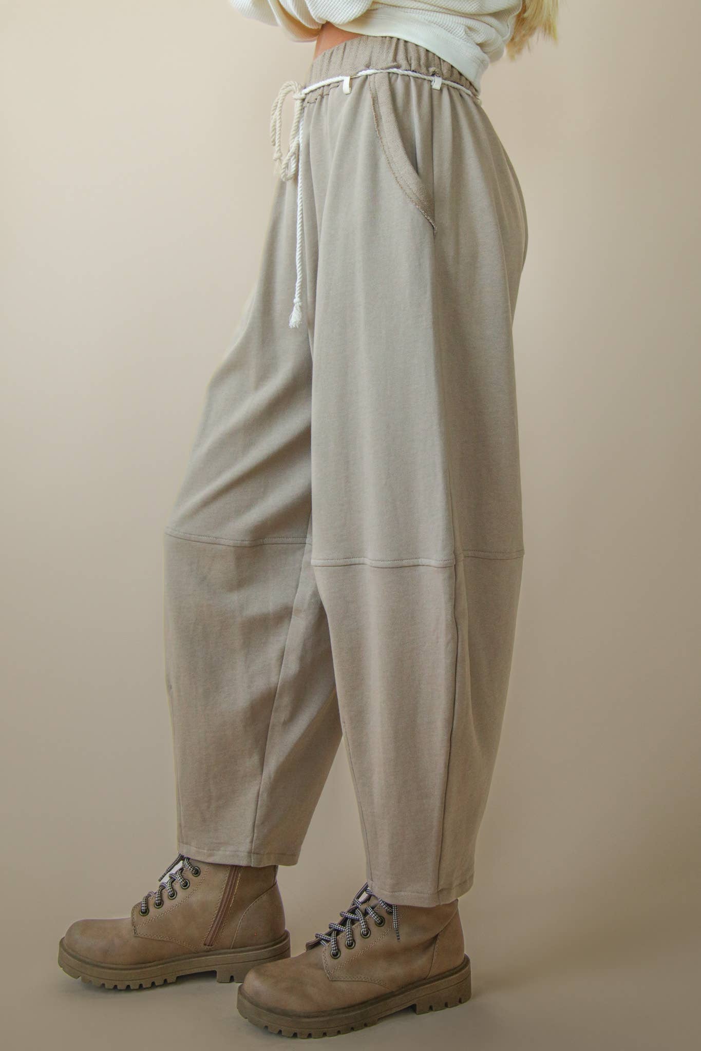 Desert Dune Drawstring Barrel Pants