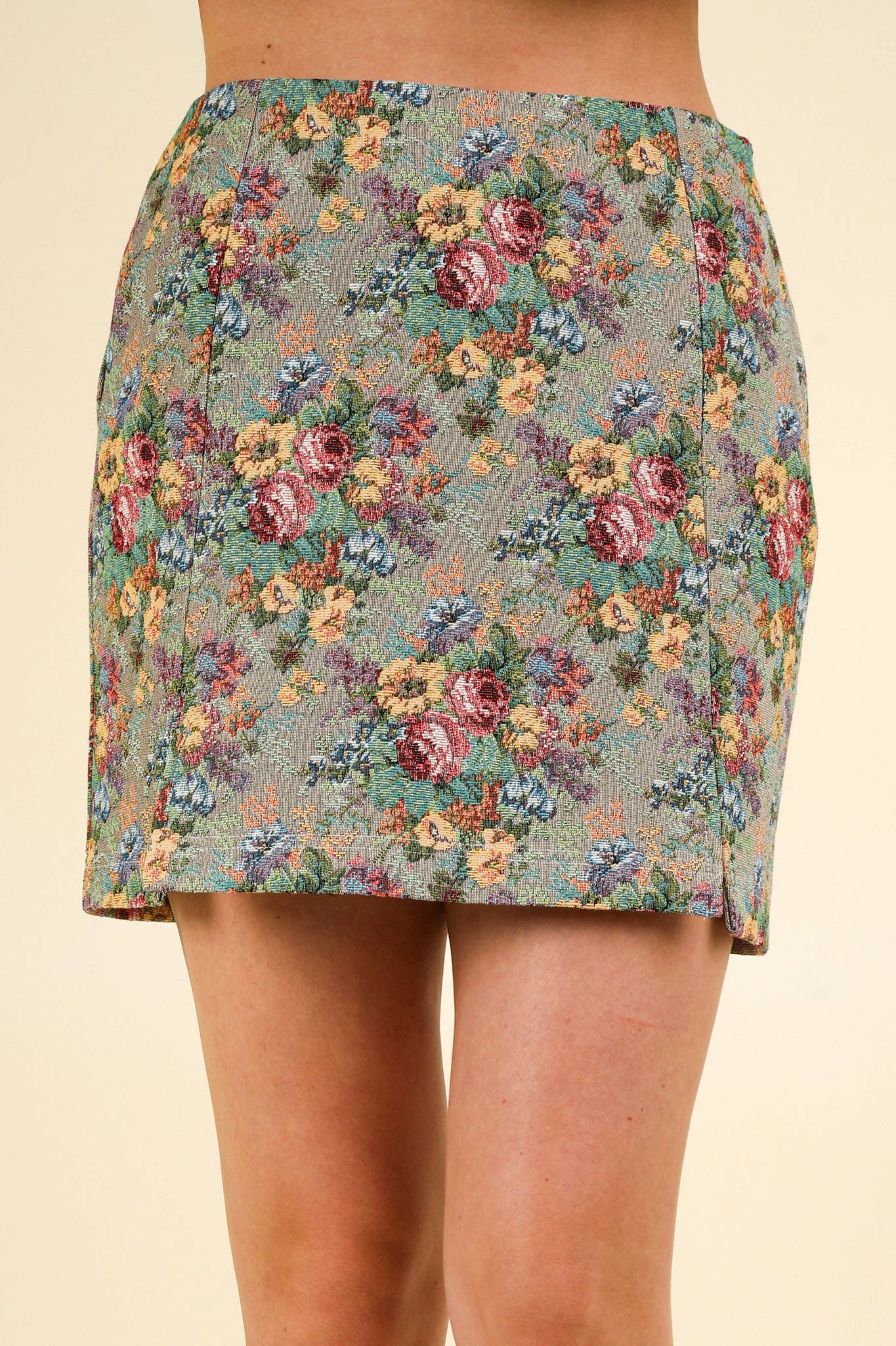 Jacquard Mini Skirt