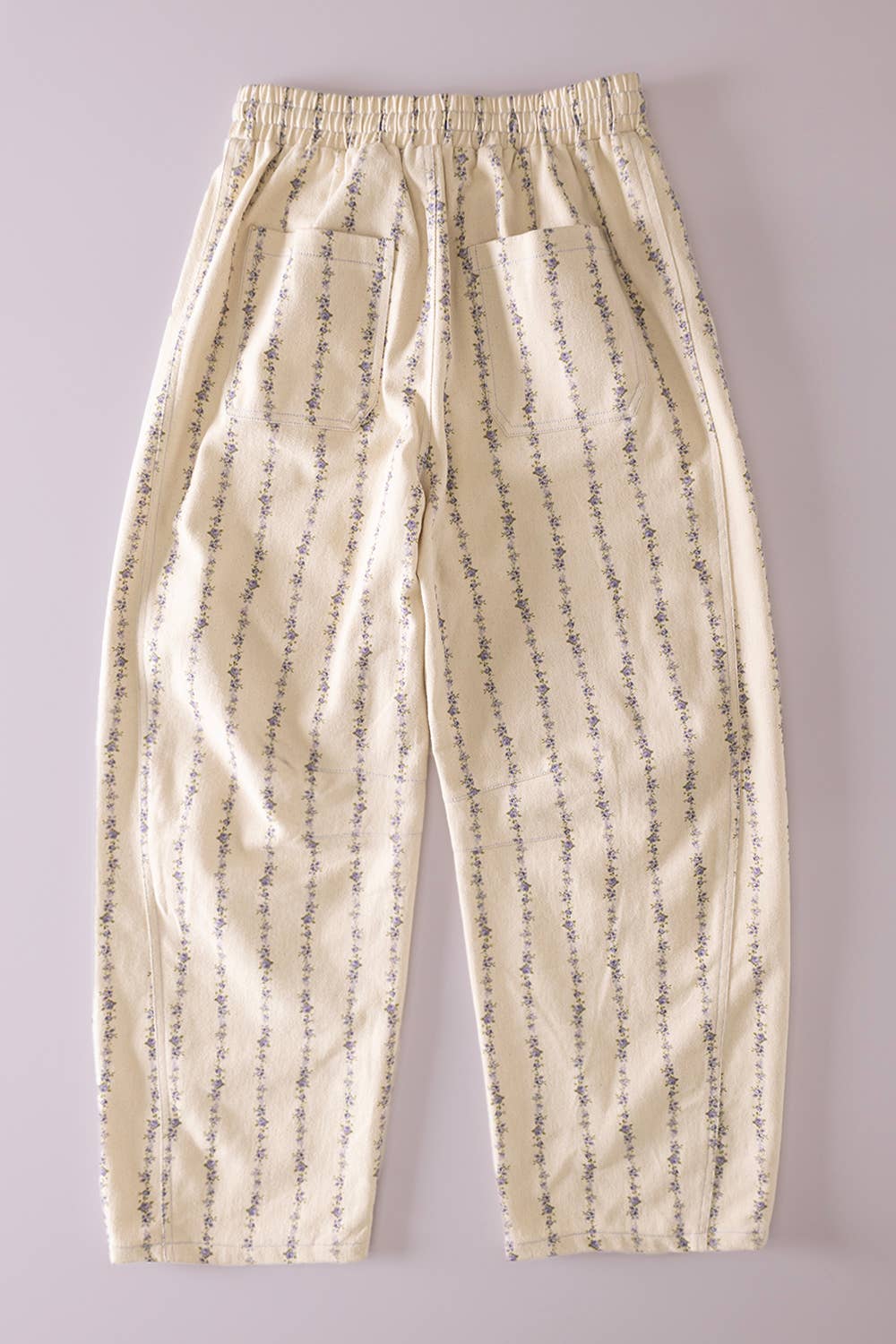Lavender Drift Barrel Pants