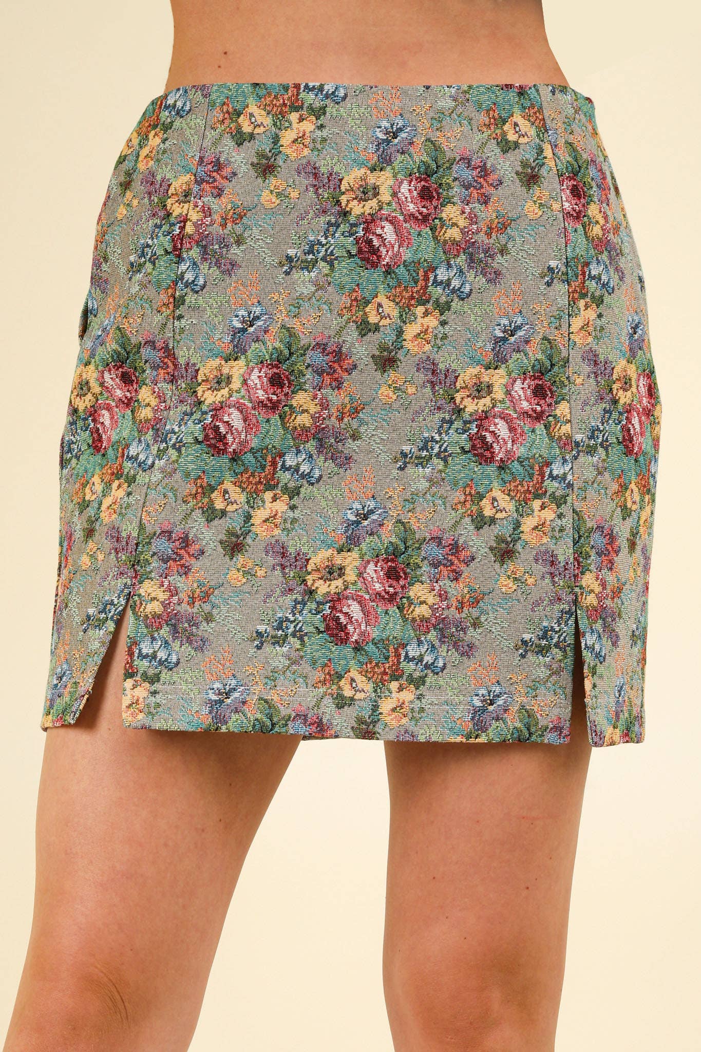 Jacquard Mini Skirt