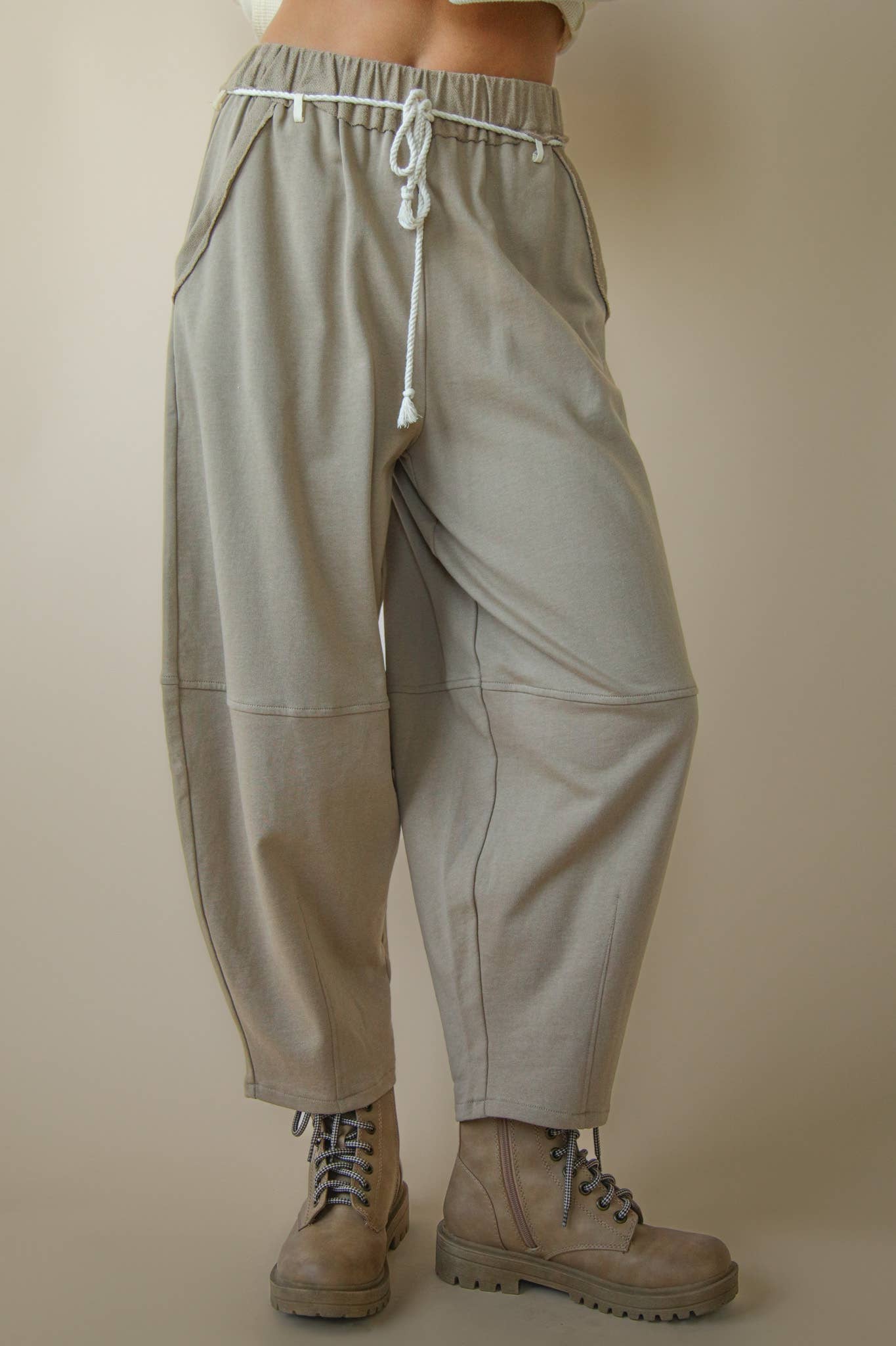 Desert Dune Drawstring Barrel Pants
