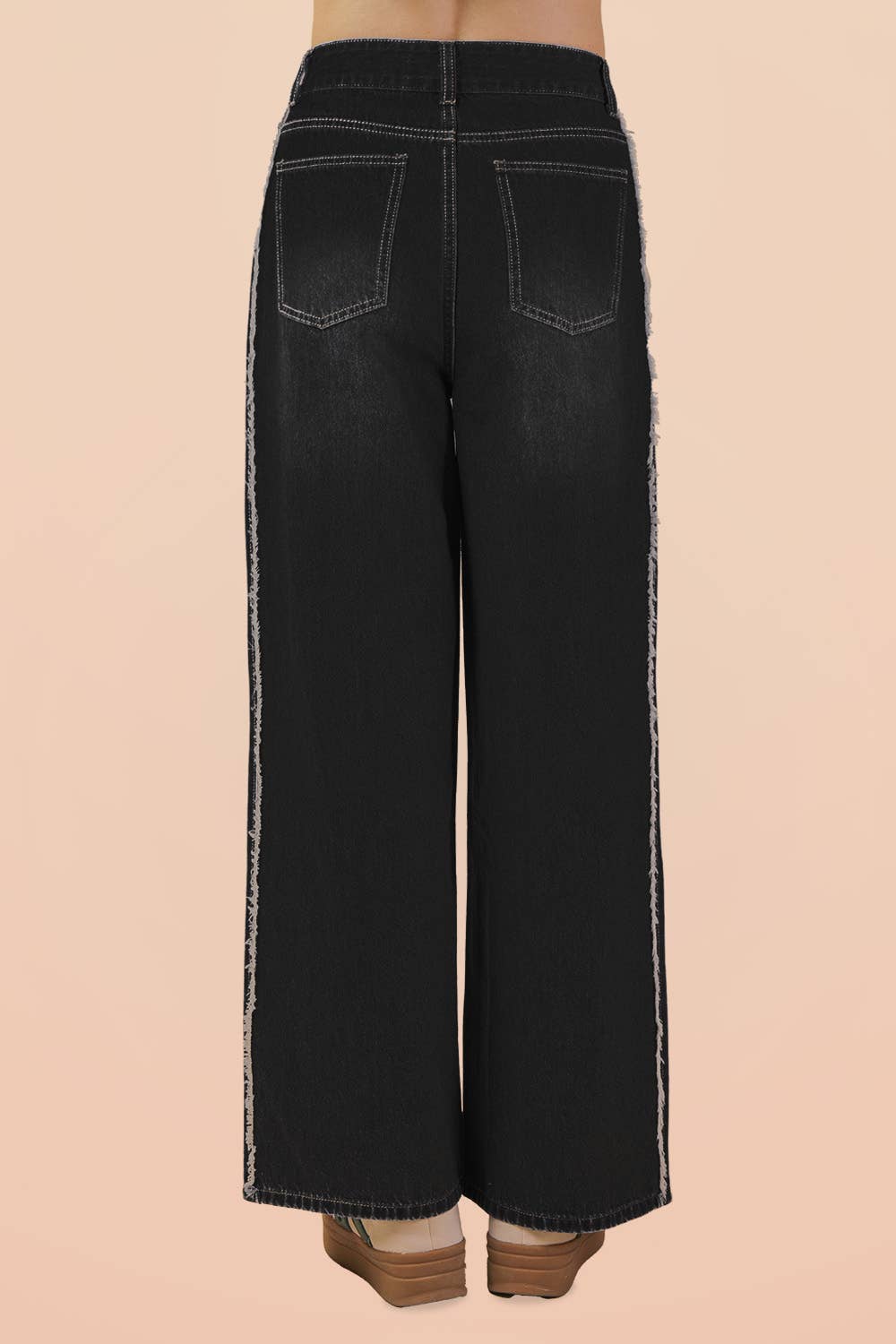 Shadow Stripe Wide Leg Pant