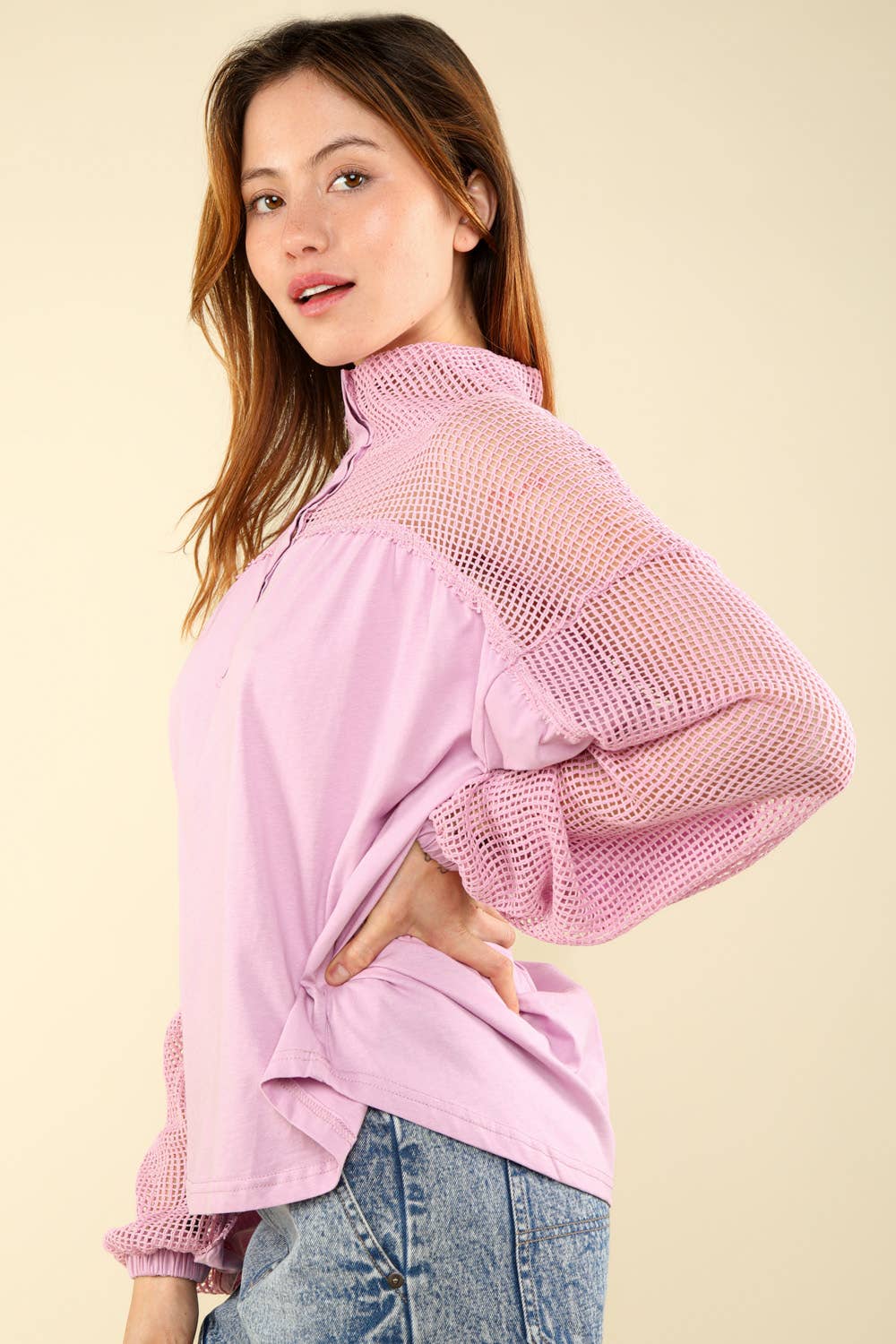 Lilac Breeze Oversized Top