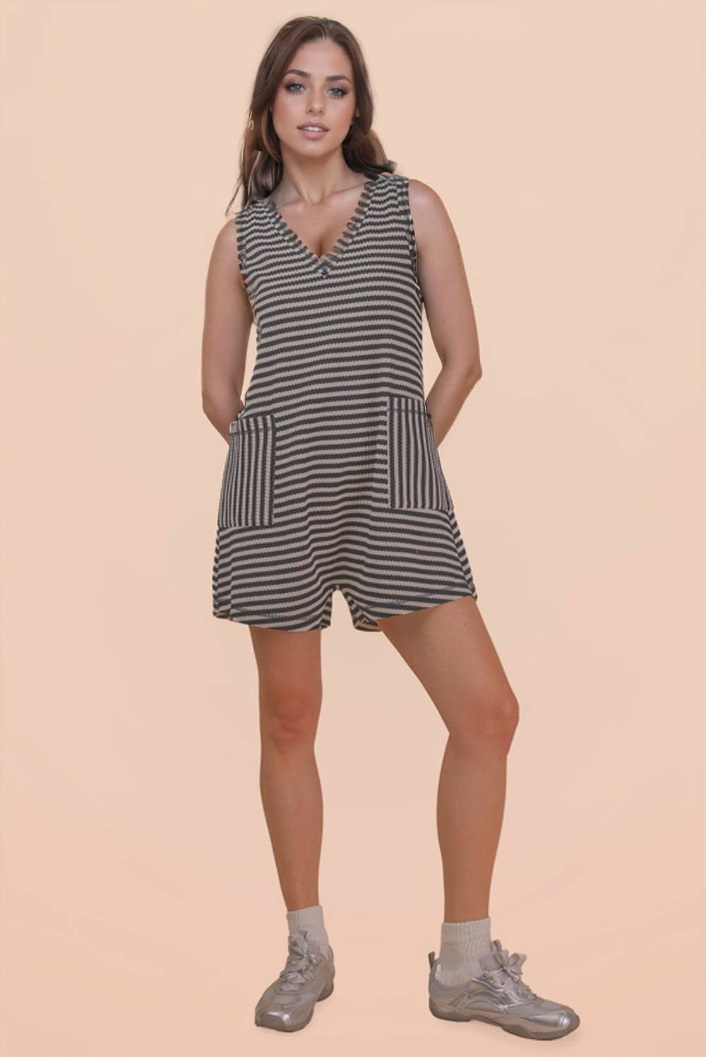 Harbor Stripes Romper