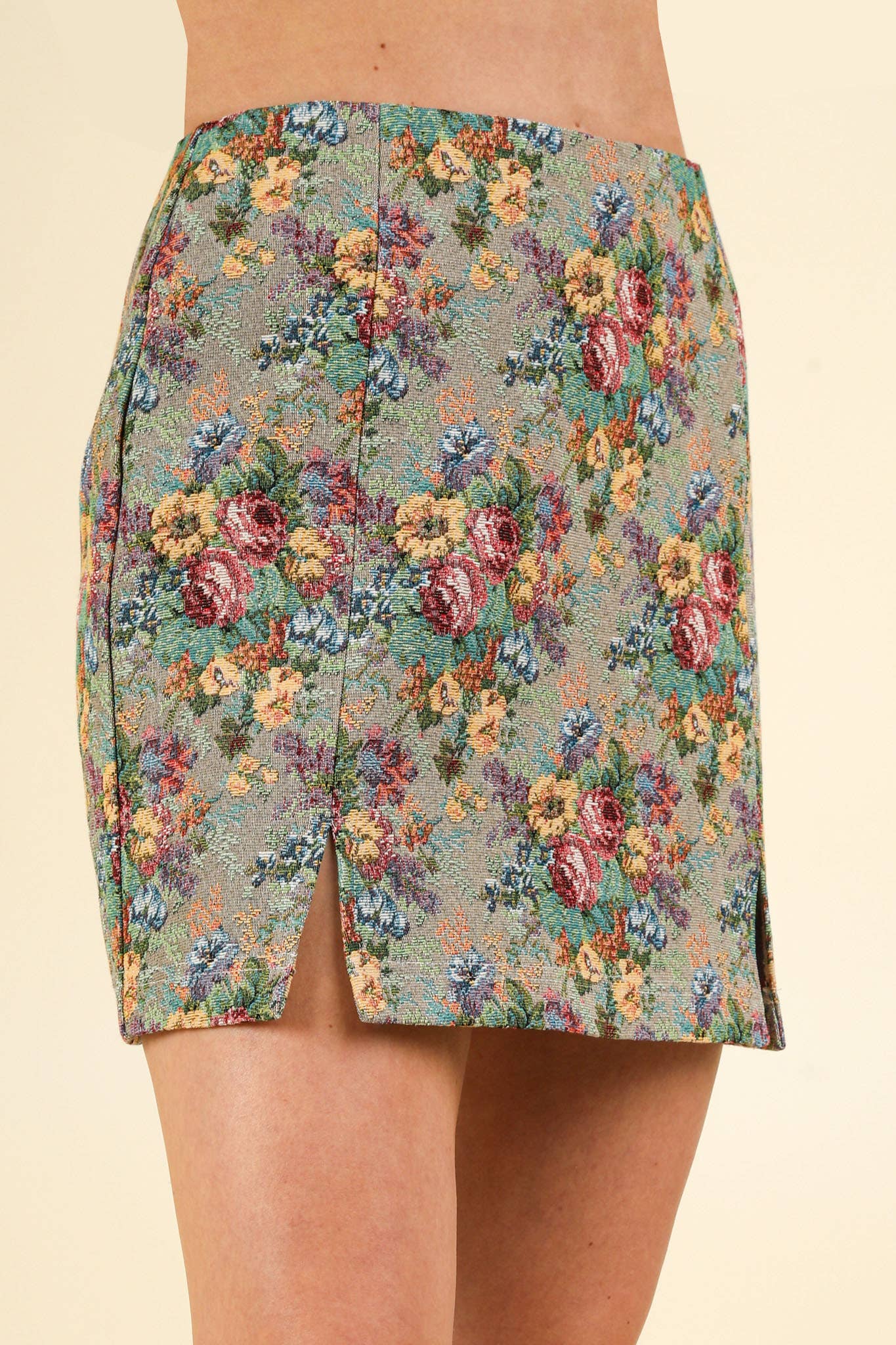 Jacquard Mini Skirt